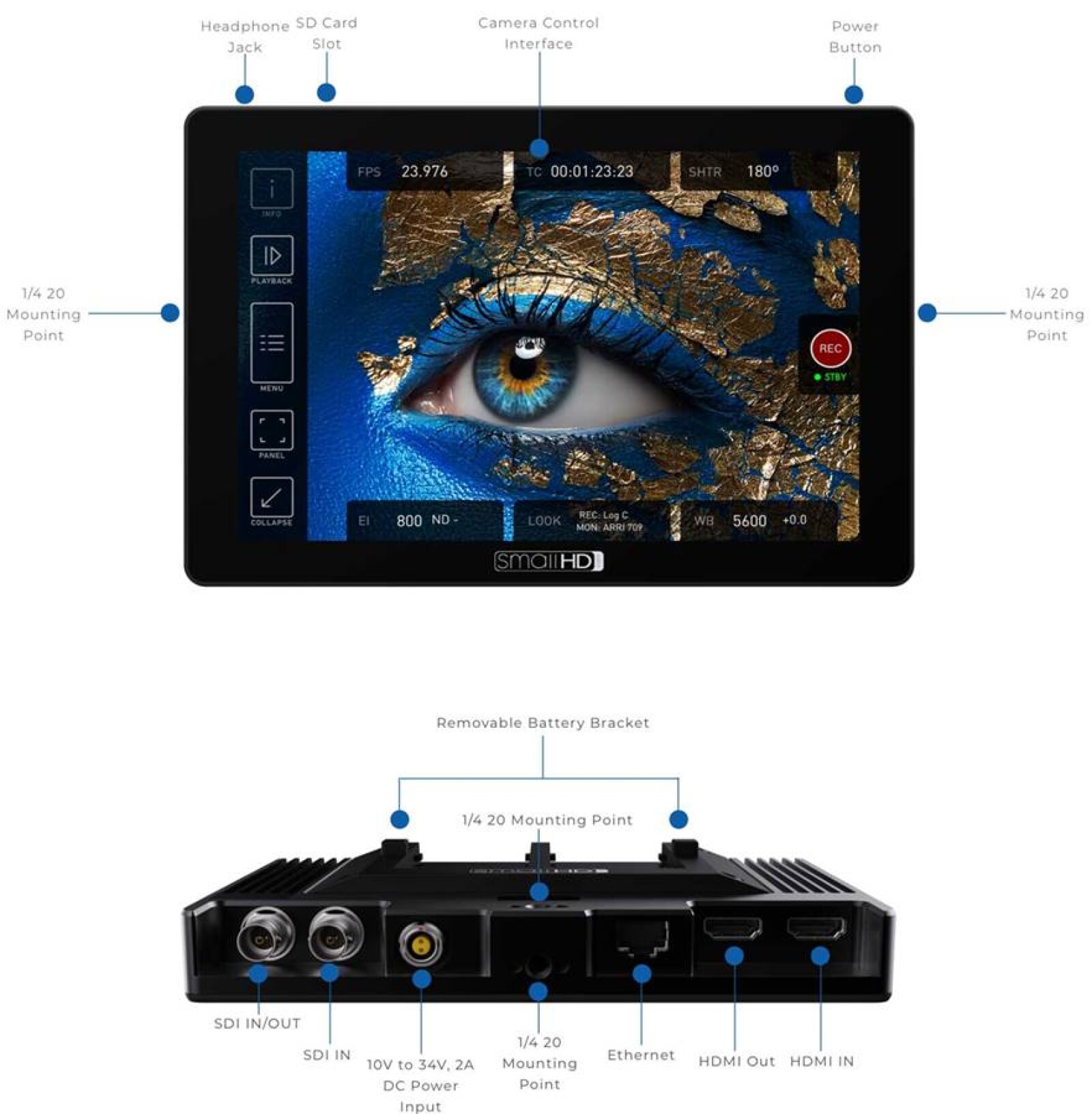 SmallHD Cine 7 - Photo 2 sur 5