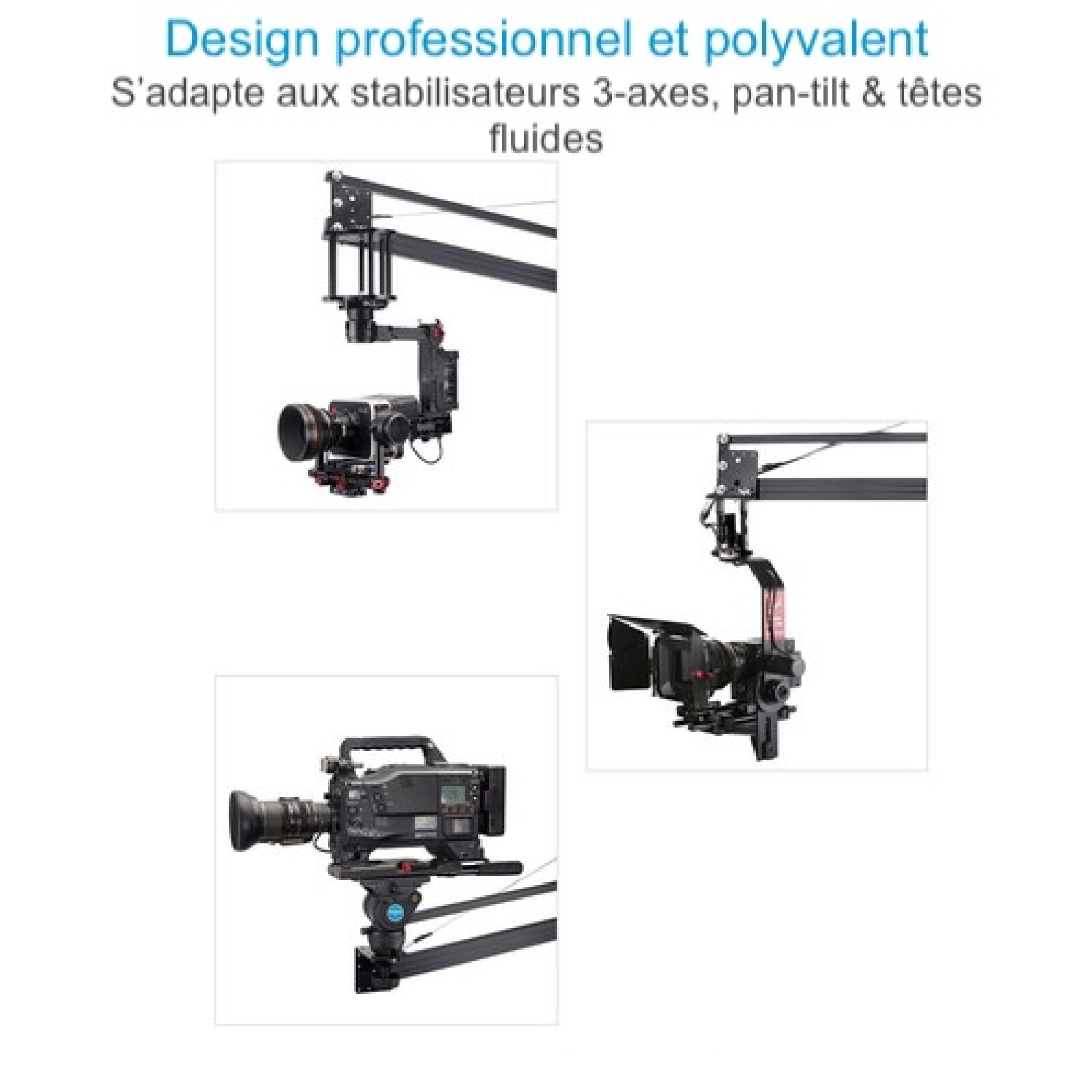 Proaim 18' Jib Arm (Grue 5,50m) + tête motorisée - Photo 4 sur 9
