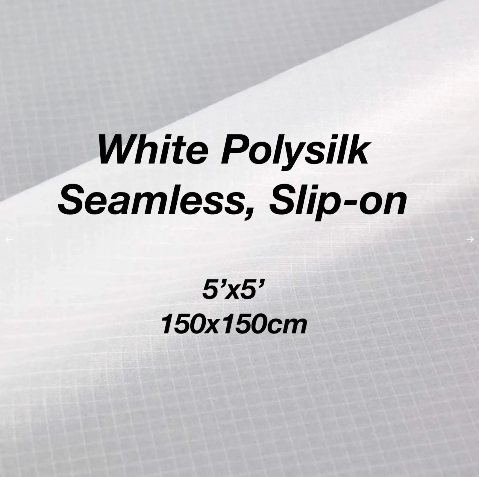 TRP Toile White Polysilk Seamless, Slip-on - Photo 1 sur 2