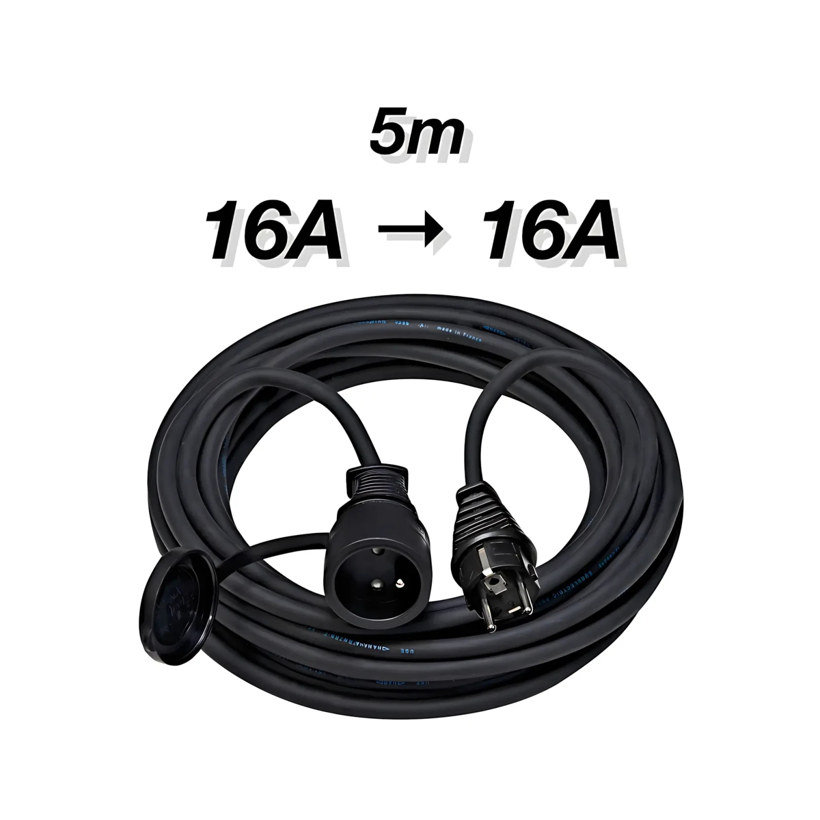Prolong électrique 16A - 5m - Photo 1 sur 1