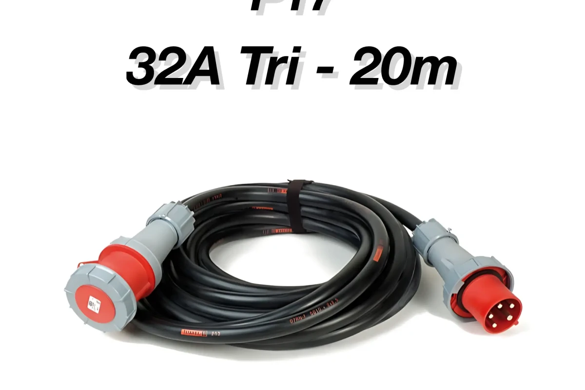 Location Ligne P17 32A Tri - 20m - Lightyshare
