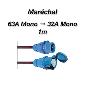 Location Adaptateur Maréchal 63A Mono vers 32A Mono - 1m