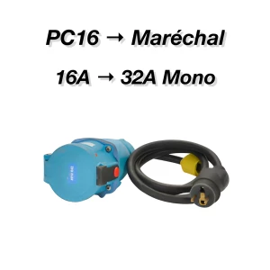 Location Adaptateur PC16 vers Maréchal 32A Mono