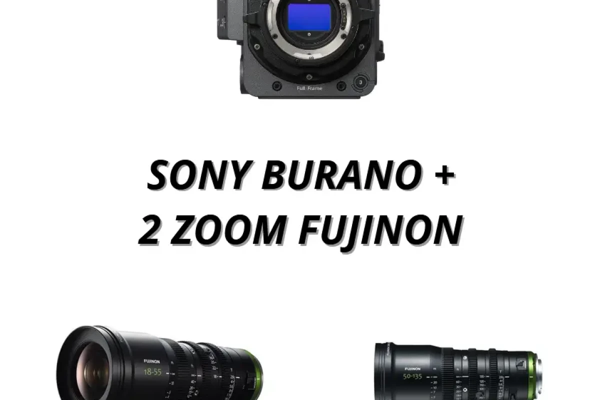Location Pack Sony BURANO + Fujinon MK 18-55mm & 50-135mm T2.9 - Lightyshare