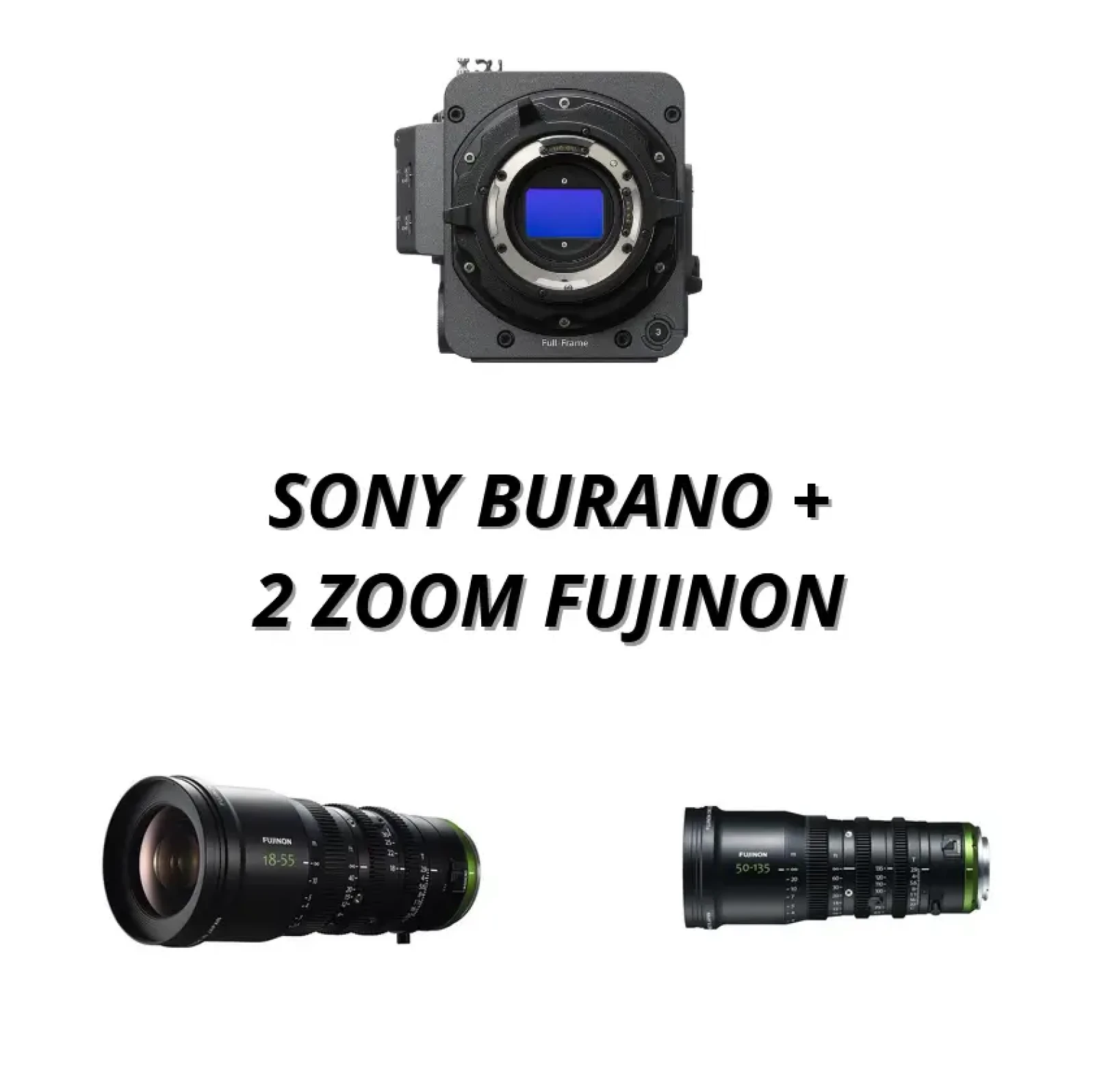 Pack Sony BURANO + Fujinon MK 18-55mm & 50-135mm T2.9 - Photo 1 sur 4