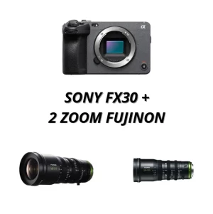 Location Pack Sony FX30 + Fujinon MK 18-55mm & 50-135mm T2.9