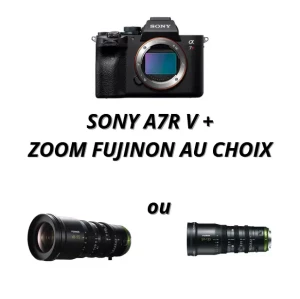 Location Pack Sony A7R V + Zoom Fujinon au choix (format APS-C)