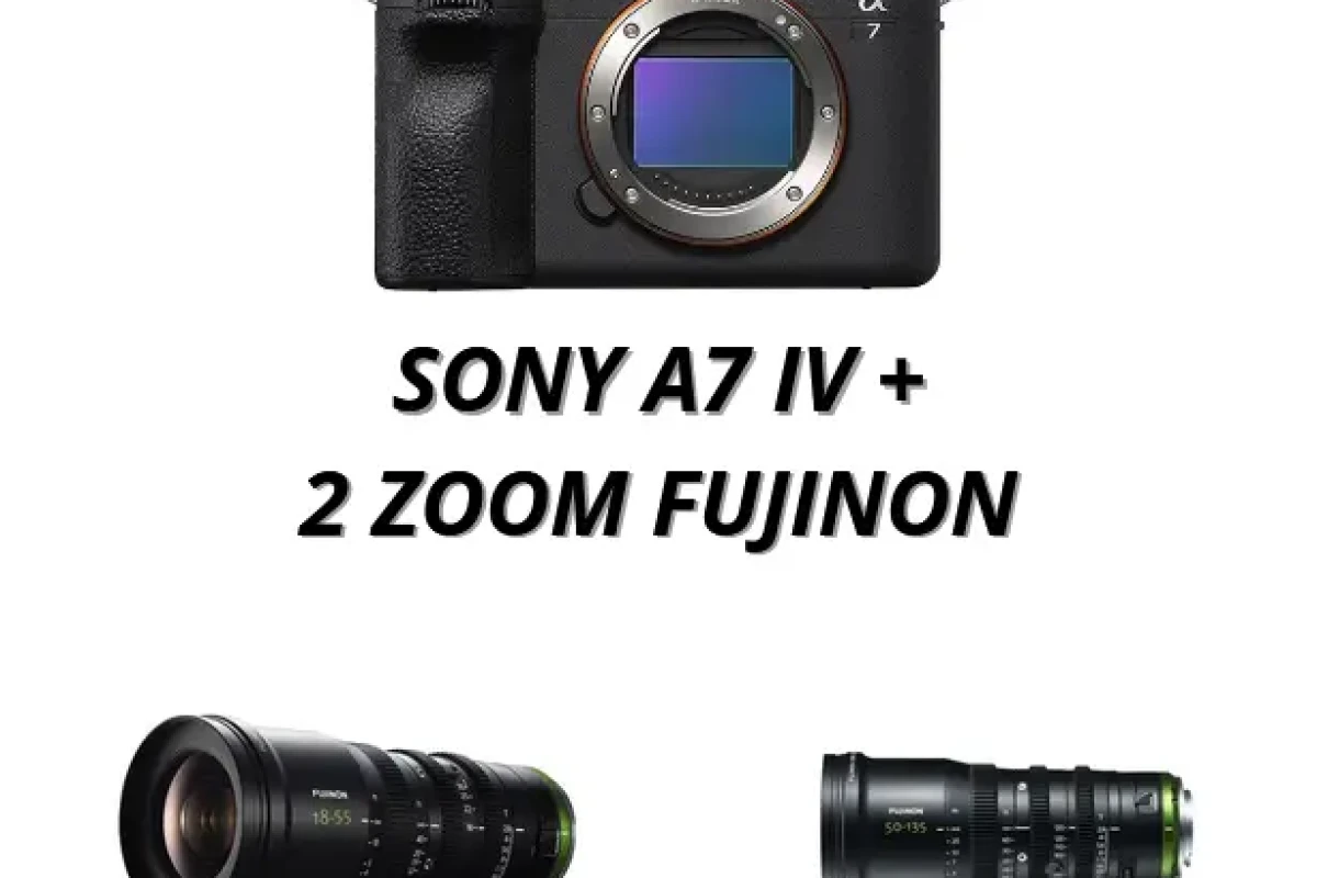 Location Pack Sony A7 IV + Fujinon MK 18-55mm & 50-135mm T2.9 - Lightyshare