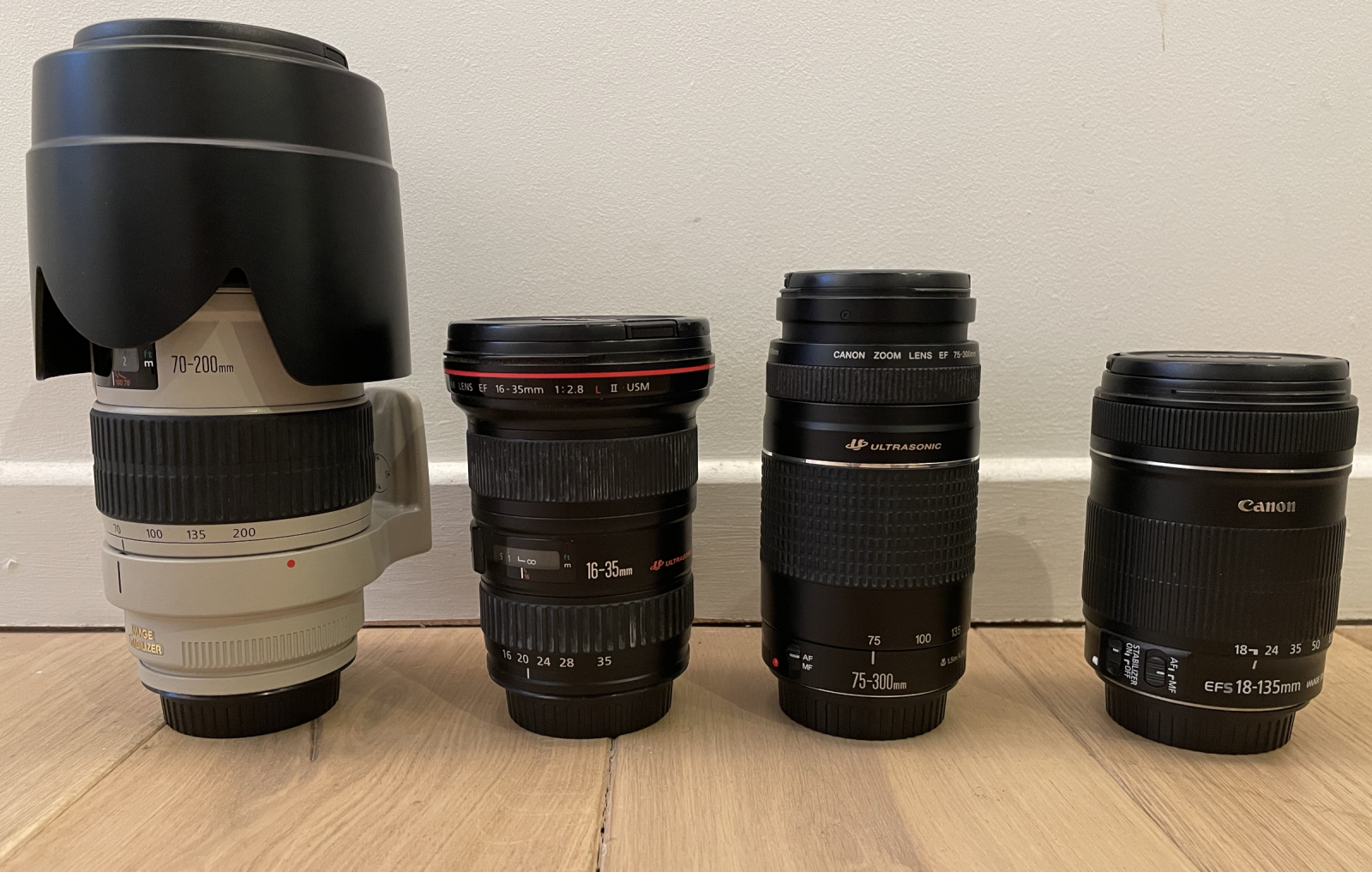 Pack 4 objectifs Canon - Photo 1 sur 2