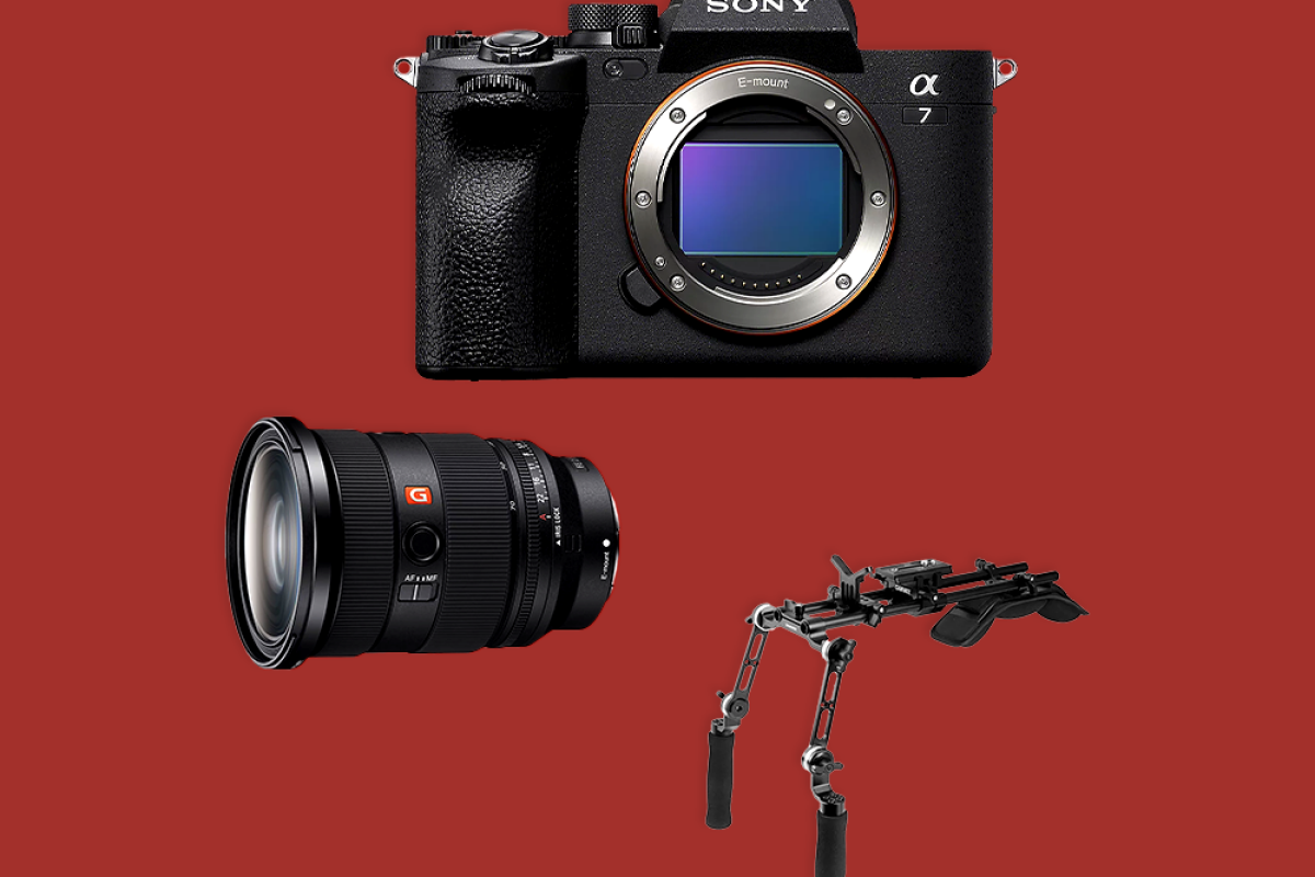 Location Pack A7 IV + Sony 24-70mm f2.8 + Shoulder Rig Camvate - Lightyshare
