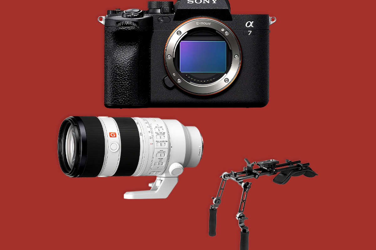 Location Pack A7 IV + Sony 70-200mm f2.8 + Shoulder Rig Camvate - Lightyshare