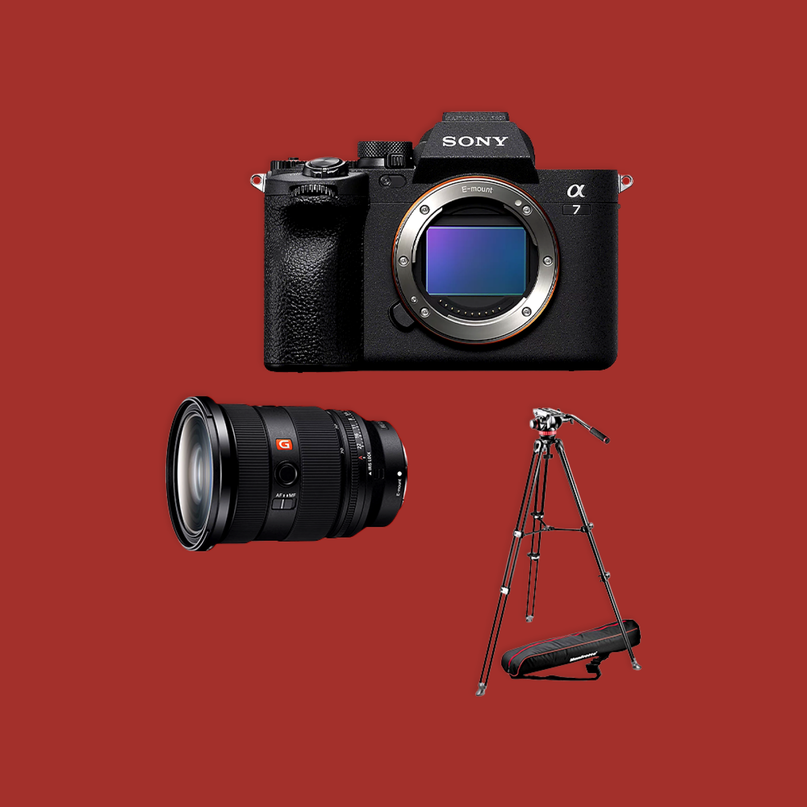 Pack A7 IV + Sony 24-70mm f2.8 + Manfrotto MVK502AM - Photo 1 sur 4