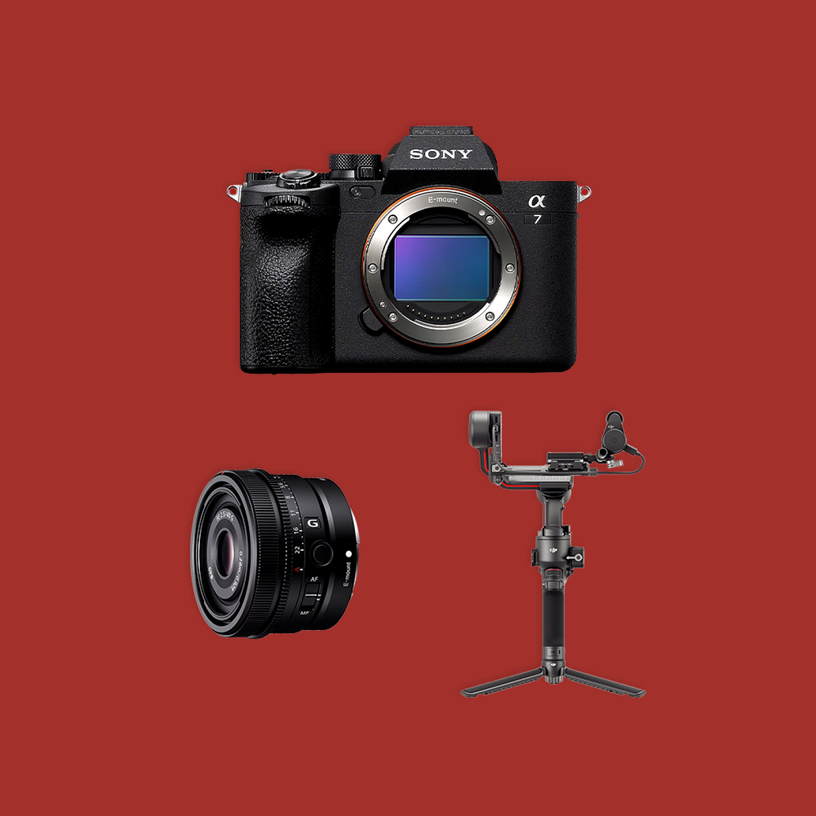 Pack A7 IV + Sony 40mm f2.5 + Dji Ronin 3 Combo - Photo 1 sur 5