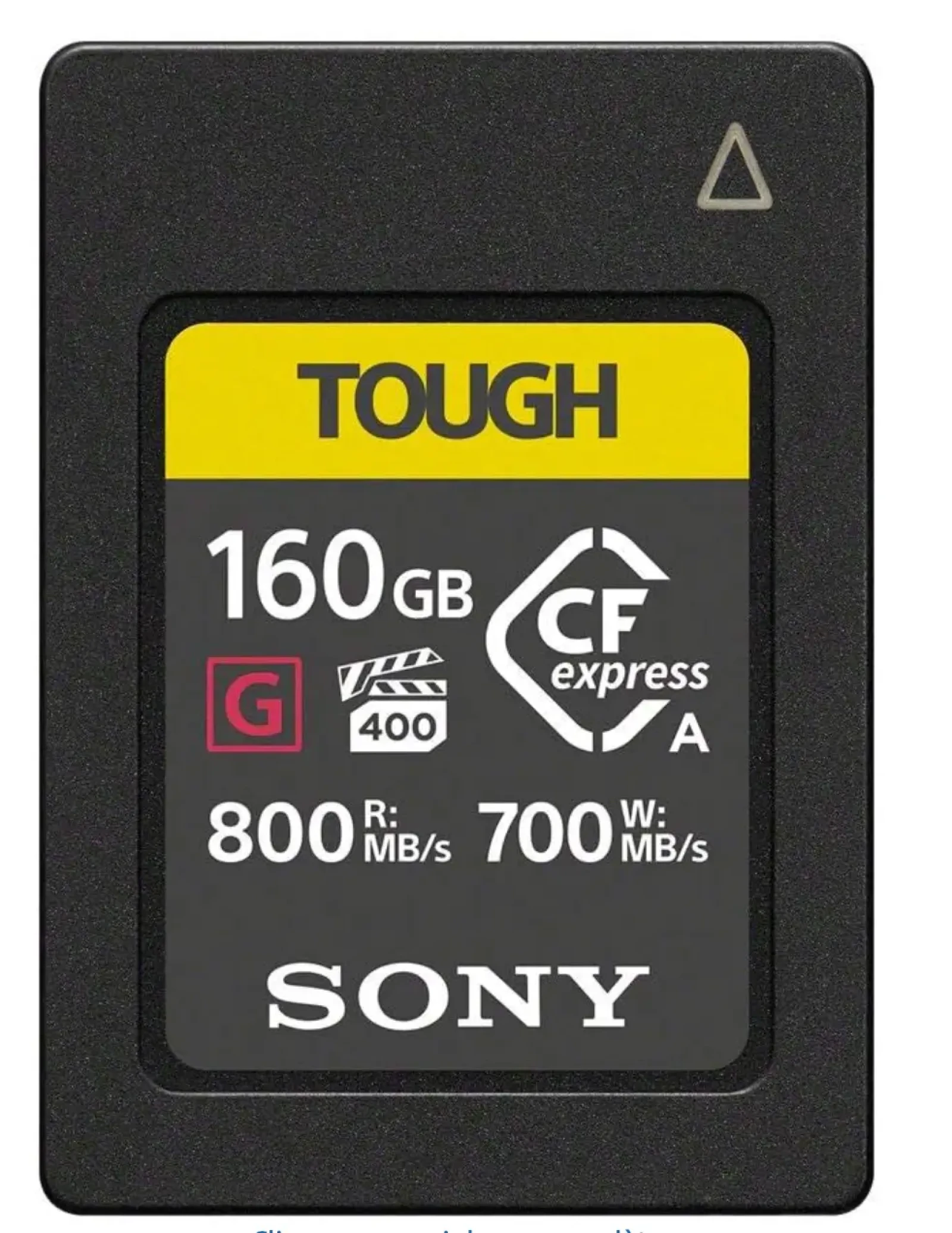 Sony Carte CFexpress Type A 160 Go - Photo 1 sur 1