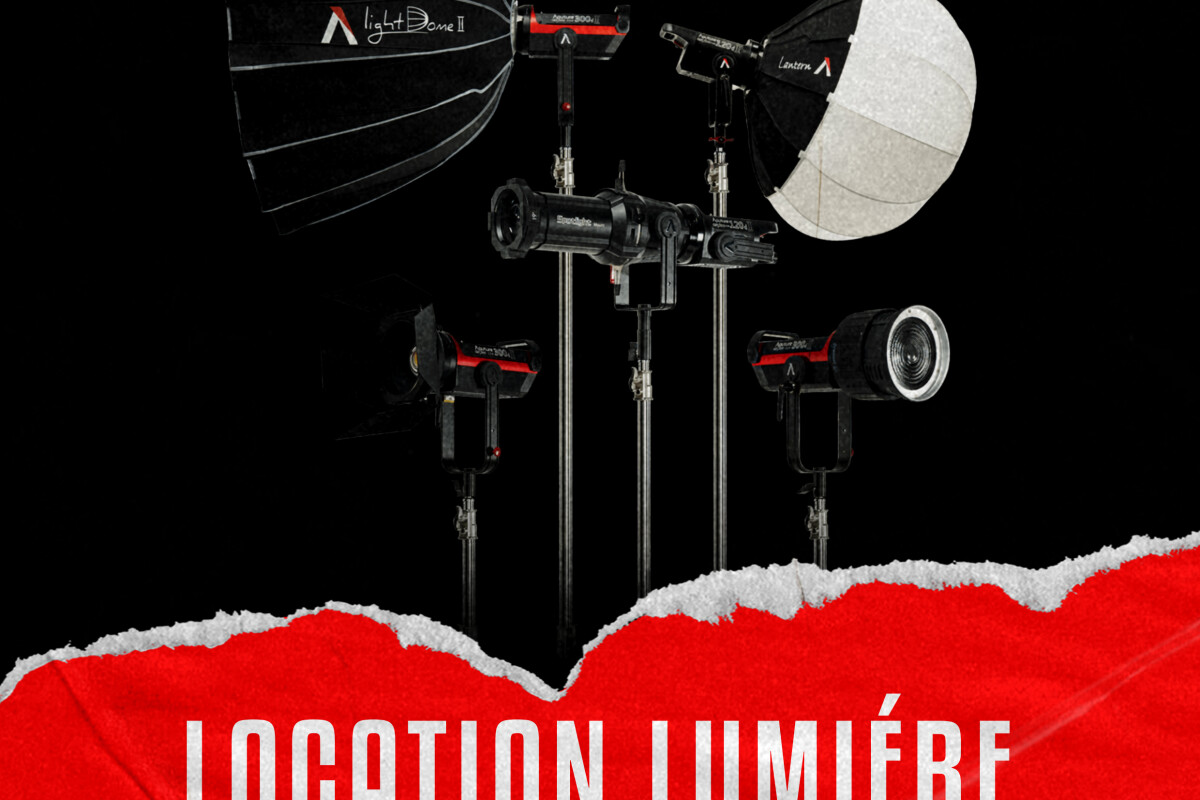 Location Pack tournage : Astera X8, Aputure Nova X2, Aputure Cob 300 X2, Forza 500 X1 - Lightyshare
