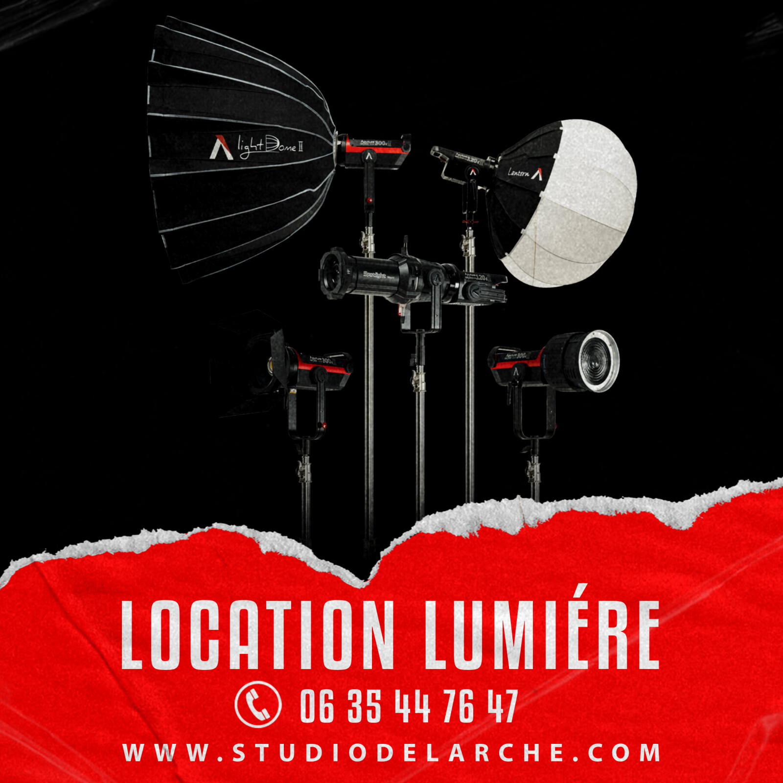 Pack tournage : Astera X8, Aputure Nova X2, Aputure Cob 300 X2, Forza 500 X1 - Photo 1 sur 5
