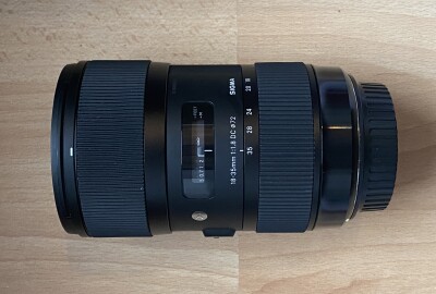 Location Sigma 18-35mm f/1.8 ART (Monture Canon) - Custom Cine Mod
