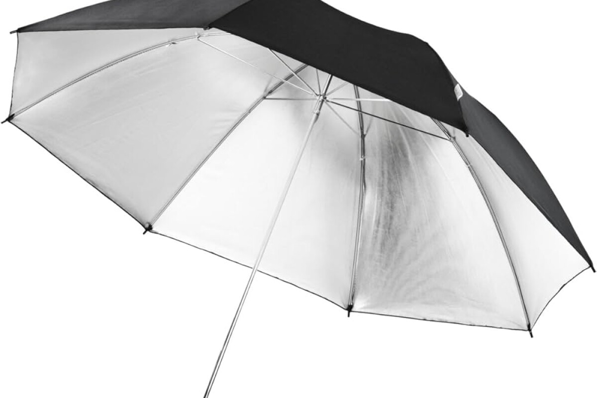 Location SH Parapluie argent 83cm - Lightyshare