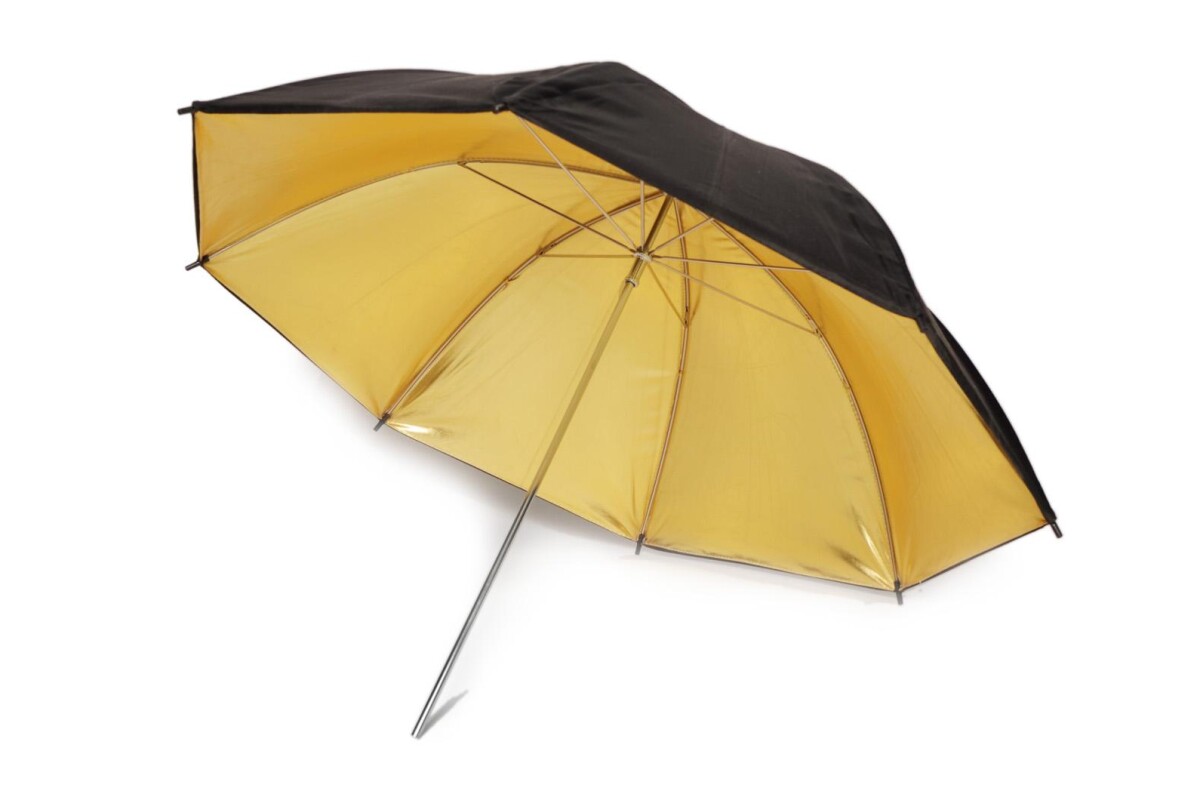 Location SH Parapluie réflecteur doré 83cm - Lightyshare