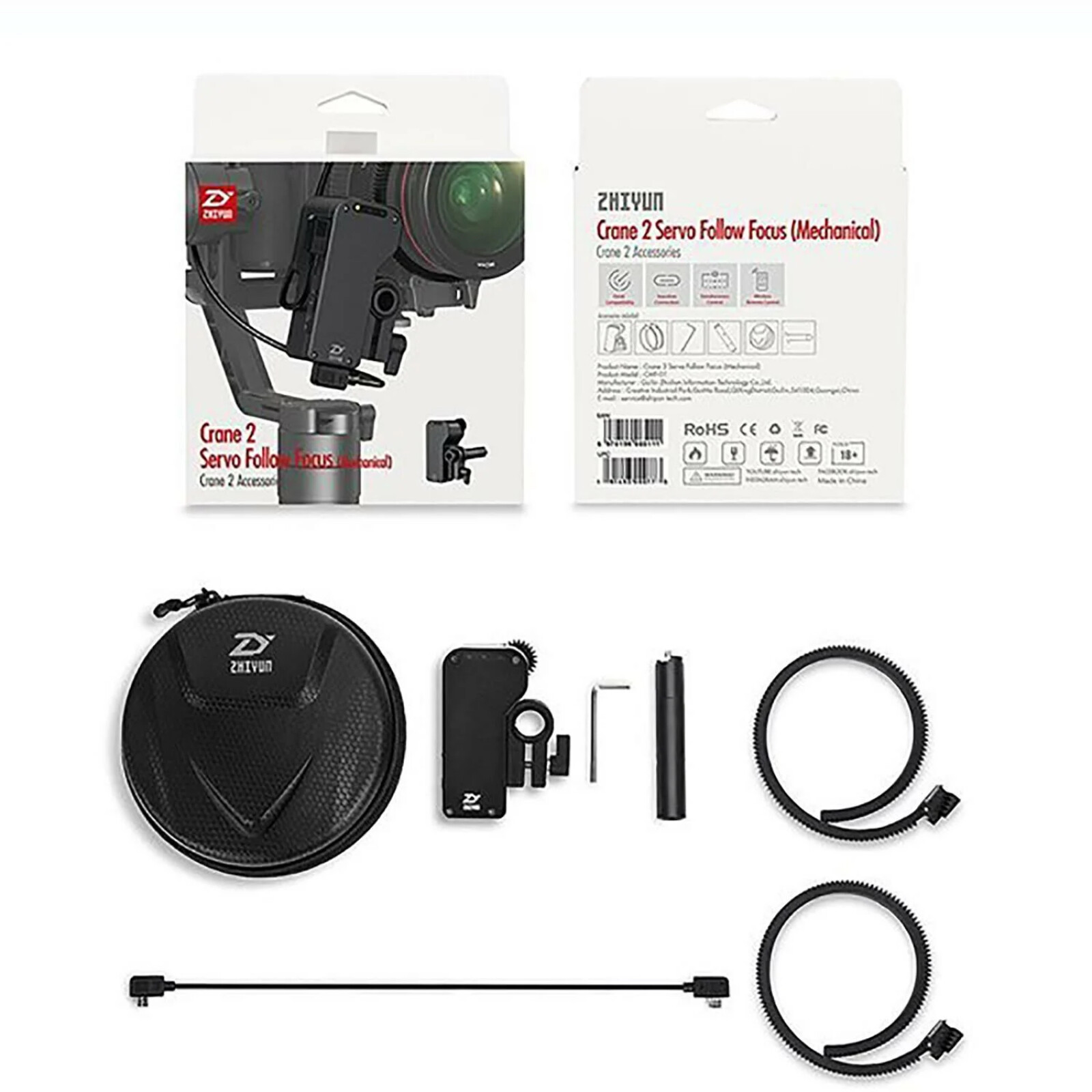 Pack Zhiyun-Tech Crane 2 + Follow Focus - Photo 3 sur 3