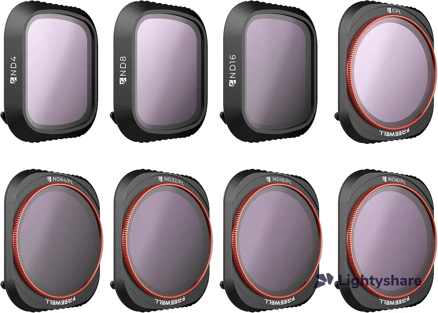 Freewell All Day - Kit 8 filtres ND/PL + CPL pour DJI Mavic 2 Pro