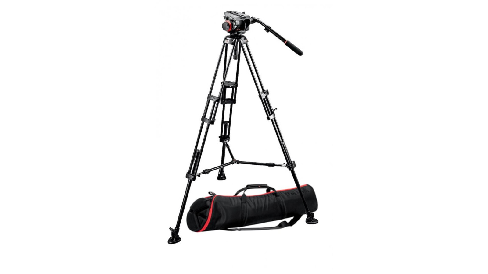 Trépied Manfrotto 504HD avec tête fluide - Photo 1 sur 3