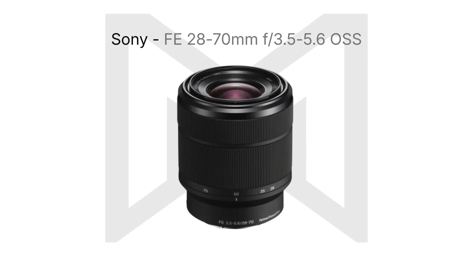 Sony FE 28-70mm f/3.5-5.6 OSS - Photo 1 sur 1