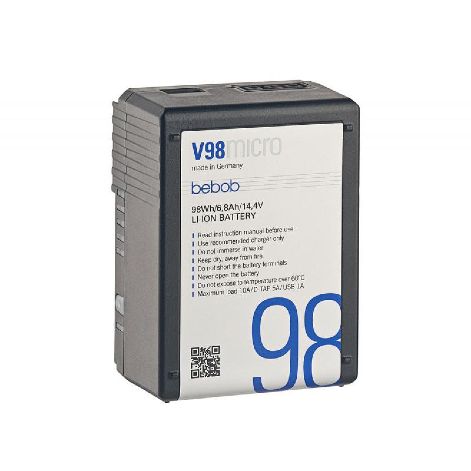 Bebop V-Mount V98 14.4V / 6.8Ah / 98Wh (+chargeur) - Photo 1 sur 3