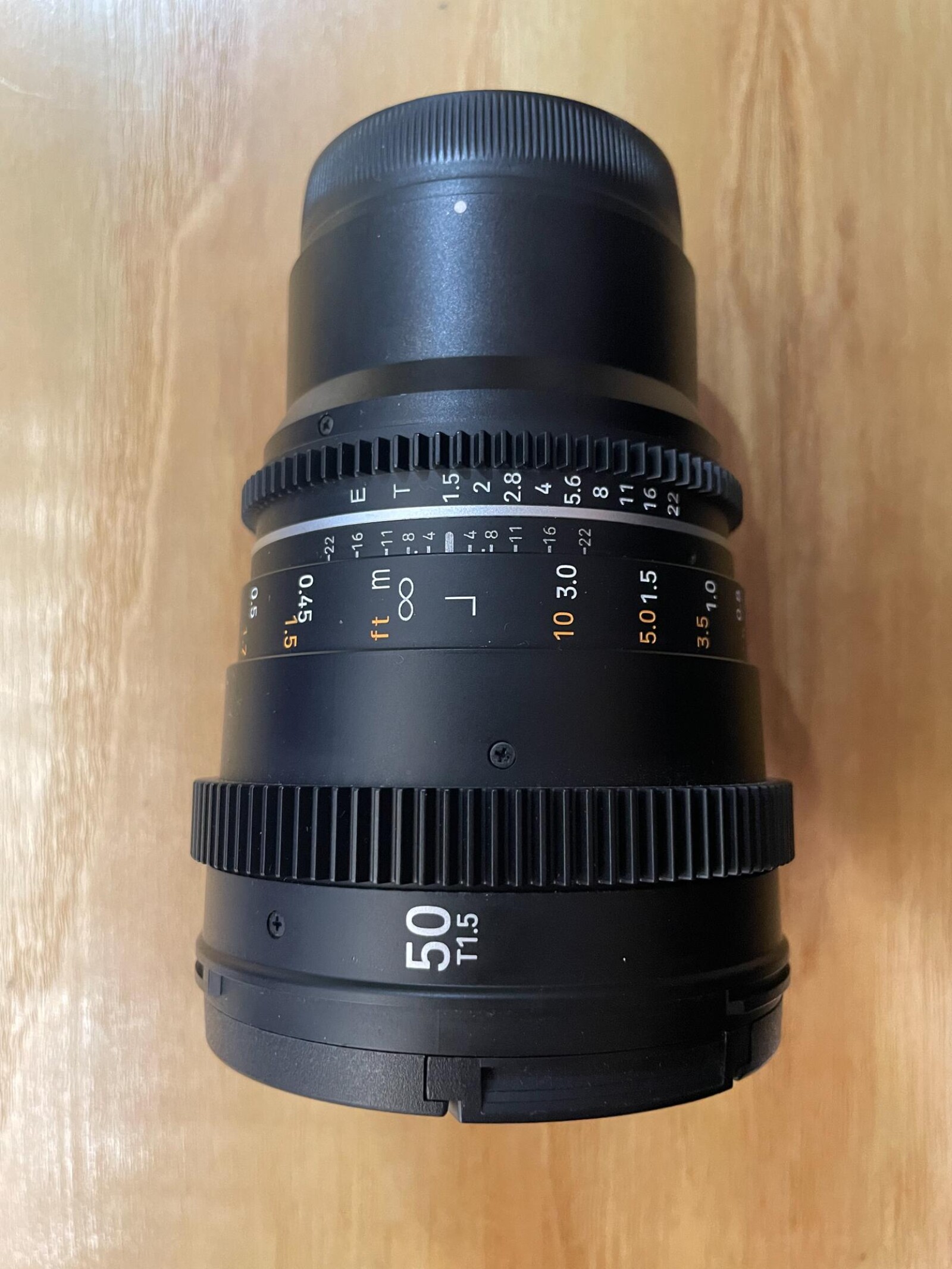 optique ciné Samyang 50mm T1.5  VDSLR MK2  - Photo 1 sur 2