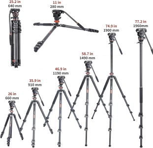 Location Trépied Cayer CF2451 en fibre de carbone