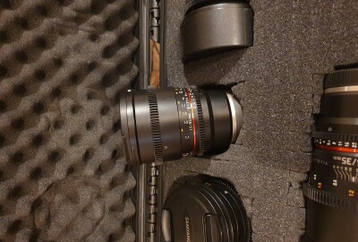 Location Set Optiques Samyang VDSLR II 14mm 20mm 35mm 85mm