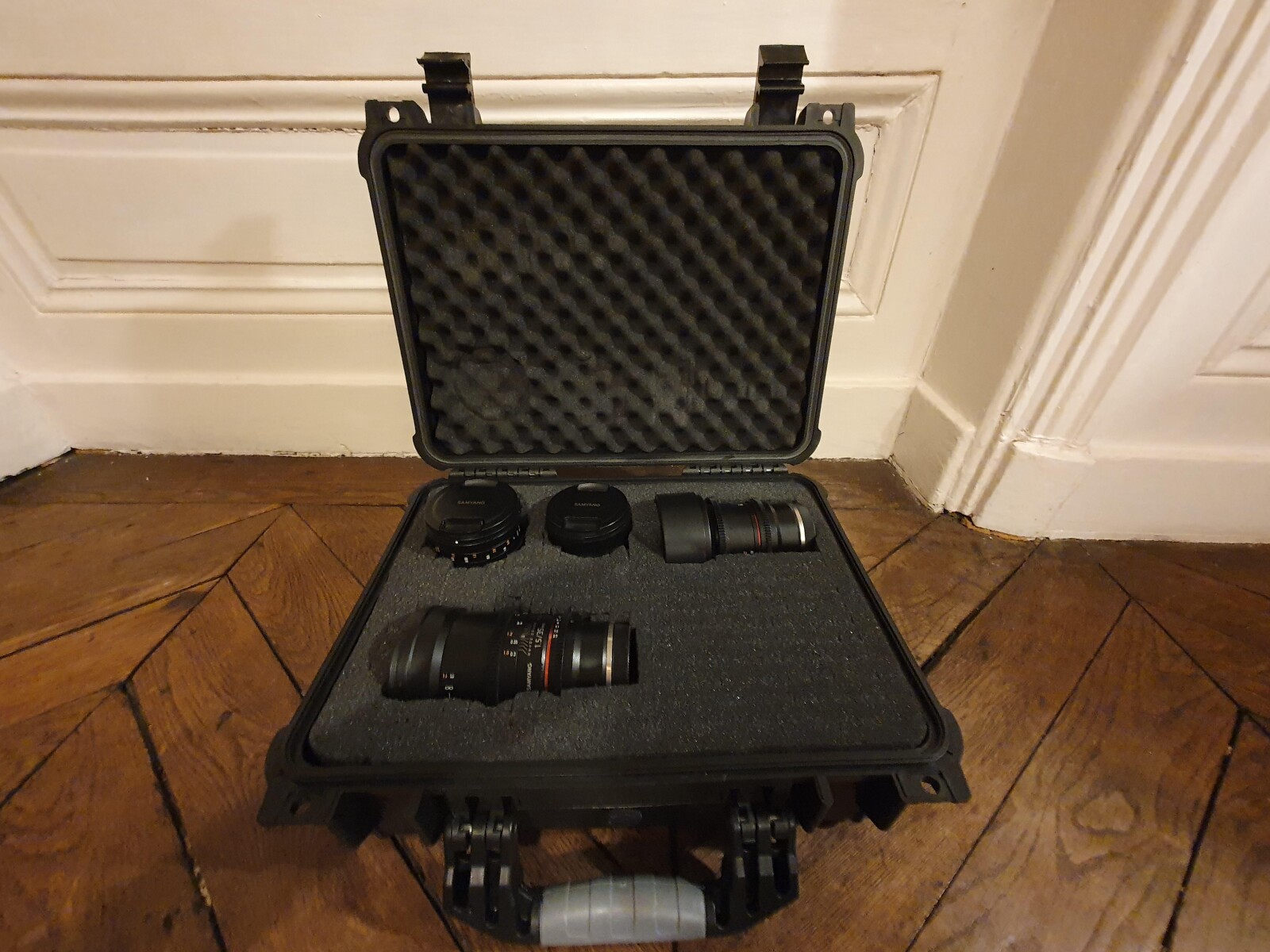 Set Optiques Samyang VDSLR II 14mm 20mm 35mm 85mm - Photo 6 sur 6
