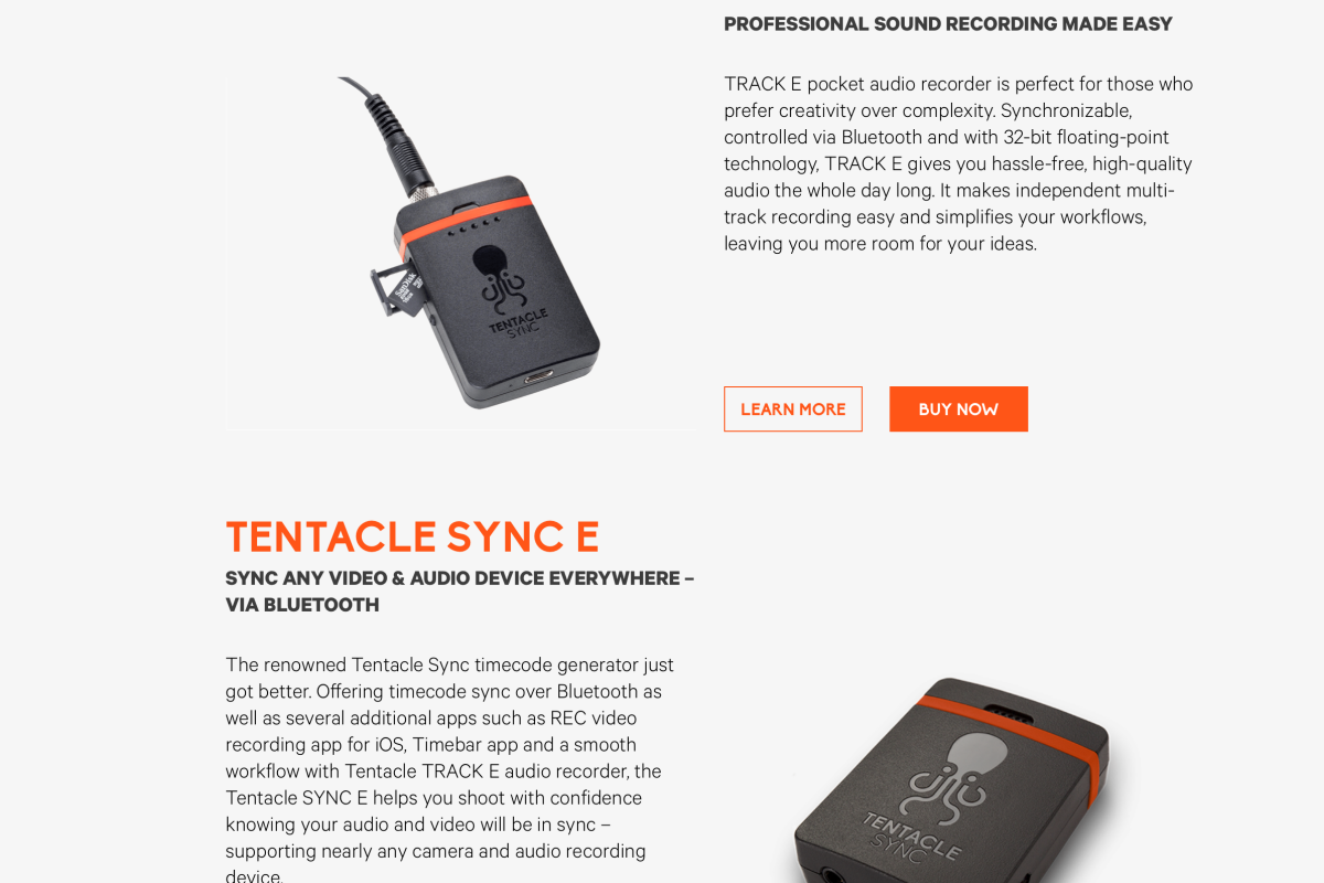 Location Pack 1 tentacle Sync E + 2 Track E - Lightyshare