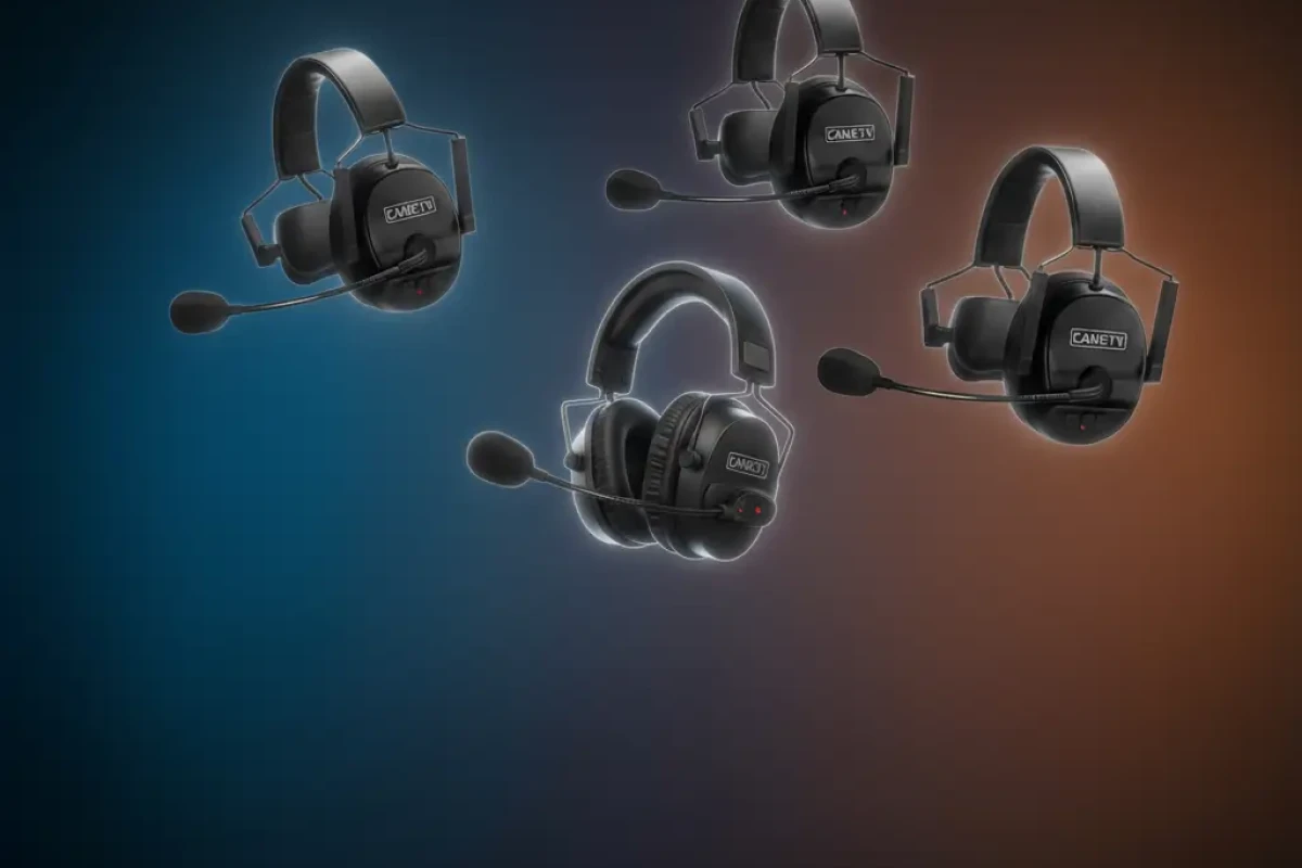 Location CAME-TV KUMINIK8 Duplex Digital Wireless Headset- 4 casques - Lightyshare