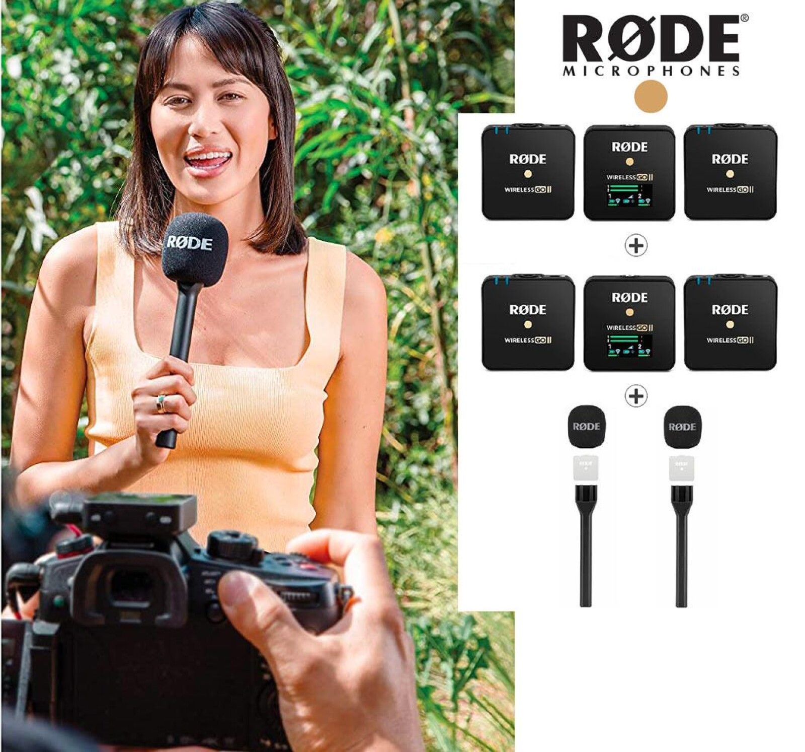 2 kit Rode Wireless GO II + 2 Interview GO - Photo 1 sur 2