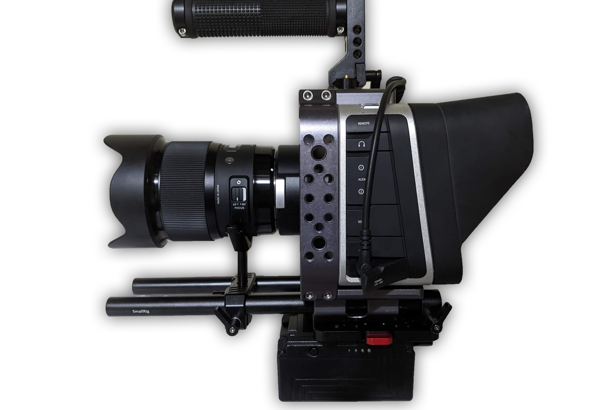 Location Blackmagic Design Cinema Camera 2,5K RAW - Rig Video - Lightyshare
