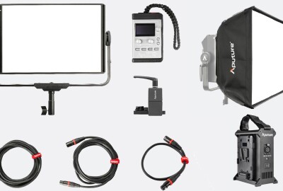 Location Kit Aputure nova P300C + Softbox + VMOUNT Power station