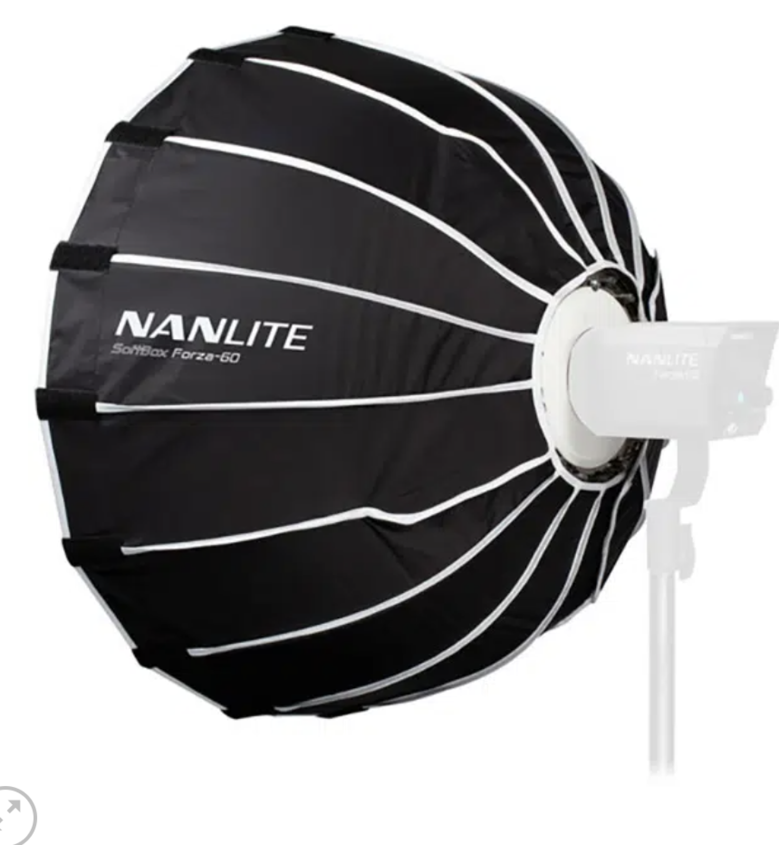 Nanlite forza 200 + softbox + trépied studio - Photo 4 sur 4