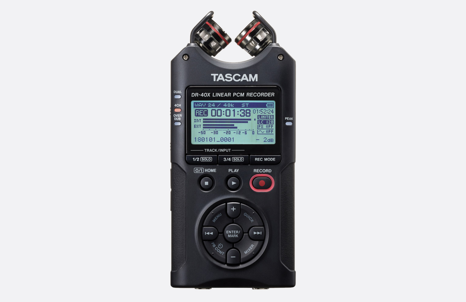 Tascam DR40X - Enregistreur Audio Son Portable - 4 Pistes - Photo 1 sur 3