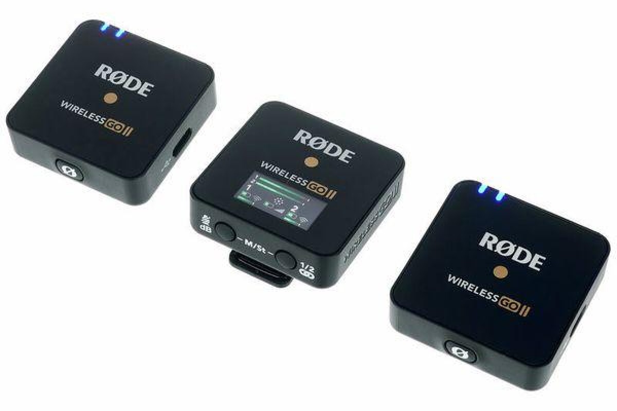 Location Micro Enregistreur Wireless Sans Fil RODE GO II 2 - II - Microphones sans fil ultra-compact - Lightyshare