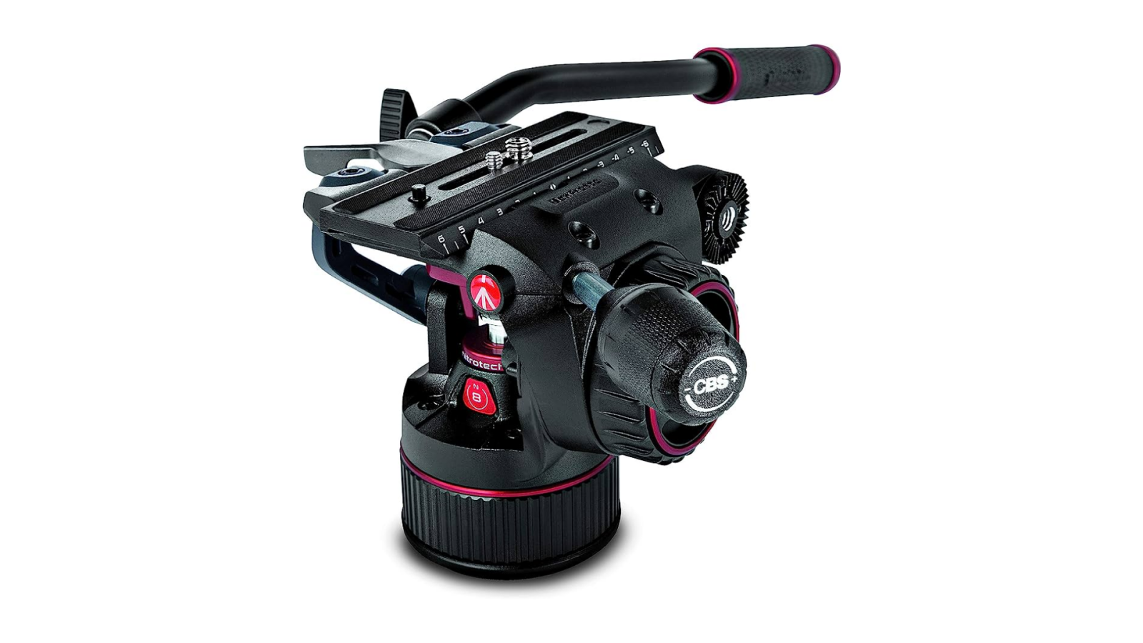 Trepied / Rotule Manfrotto NitroTech N8 MVK608 avec Twin Legs Aluminium Ground Spreader (GS) - Photo 3 sur 3