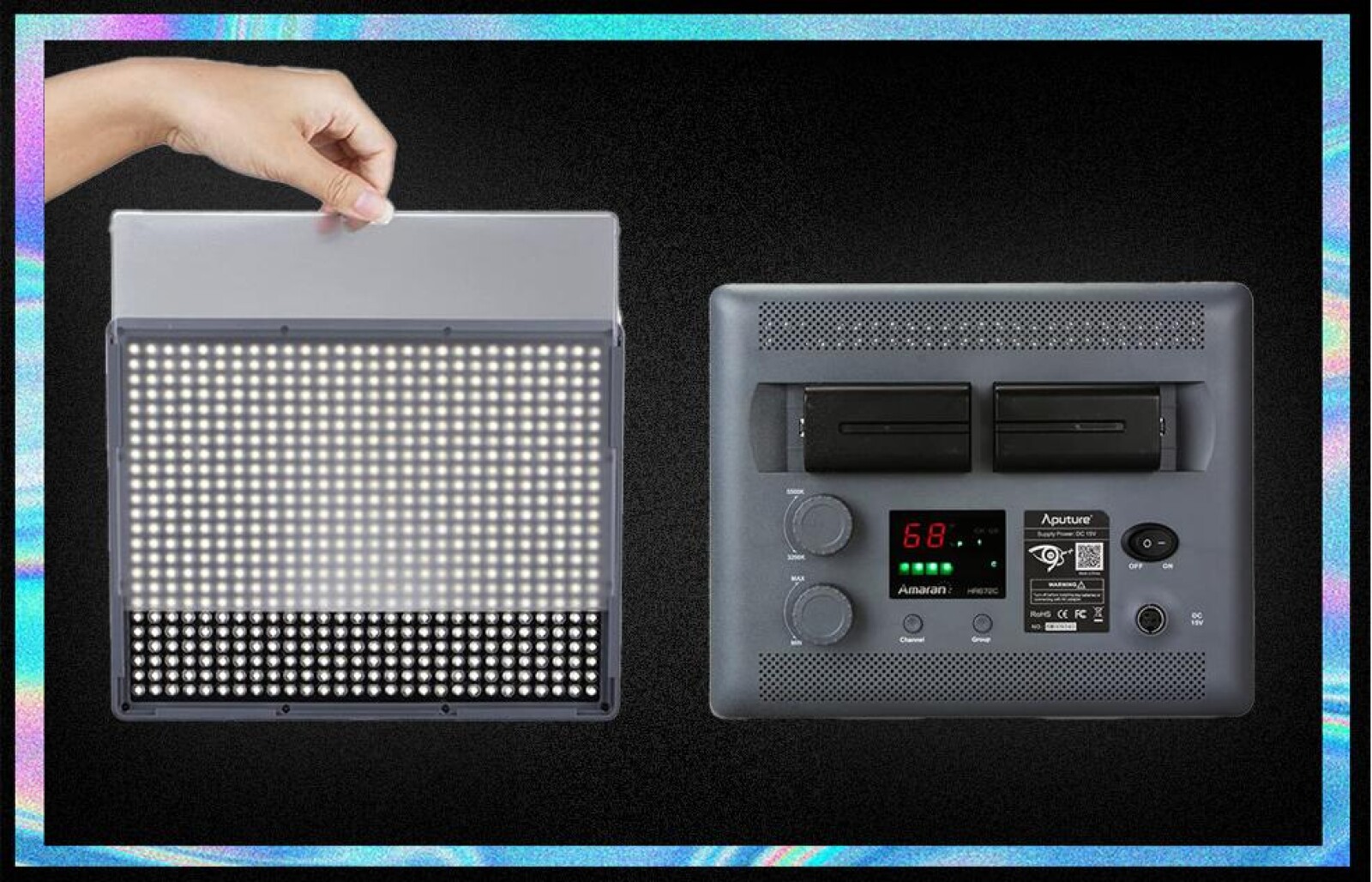 Panneau LED Aputure Amaran HR672 - Photo 2 sur 2