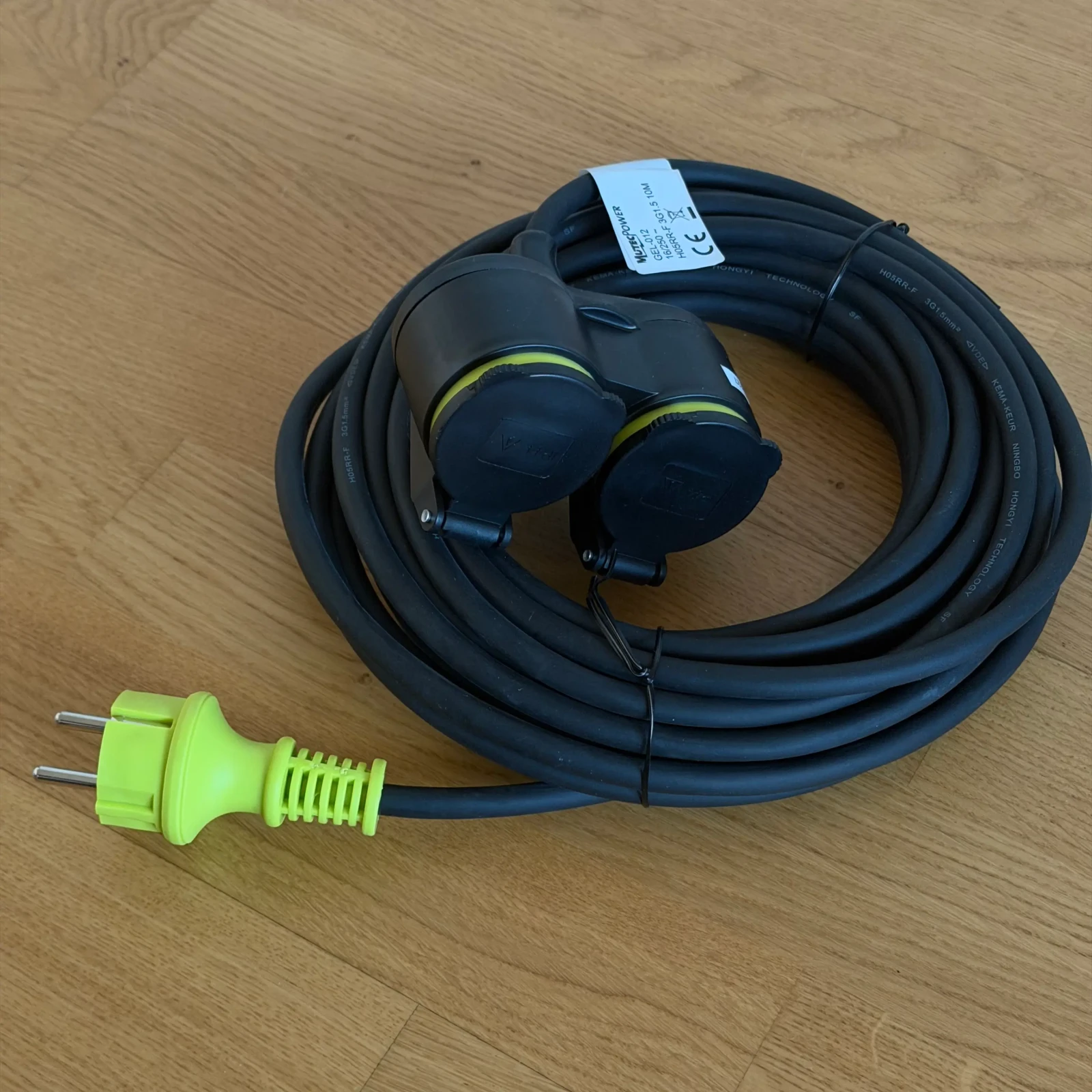 MutecPower Rallonge 10m avec 2 prises - Photo 2 sur 2