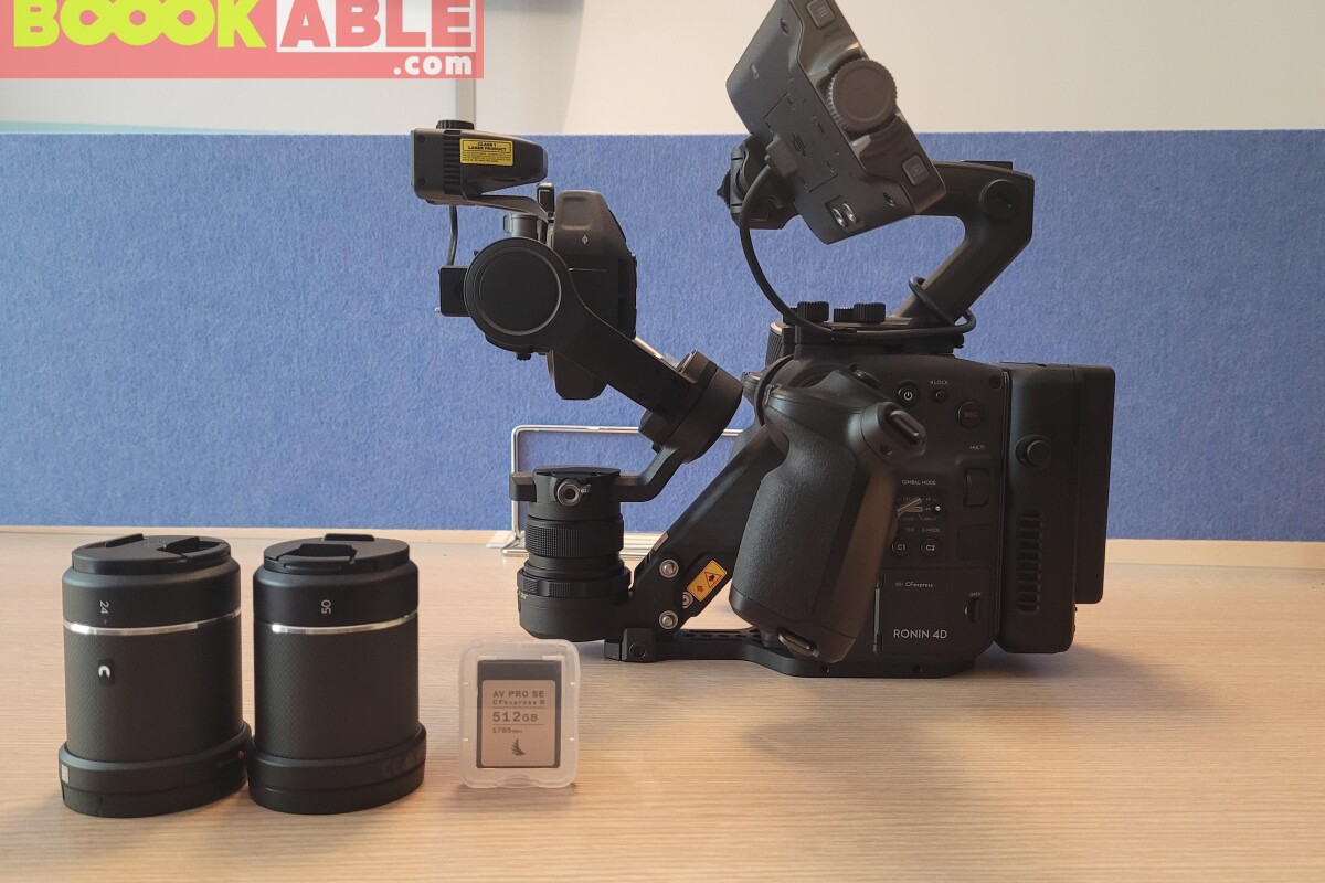 Location DI Ronin 4D 6K - Kit Prêt à Tourner avec Optiques DJI 24mm et 50mm - Livraison Gratuite ! - Lightyshare