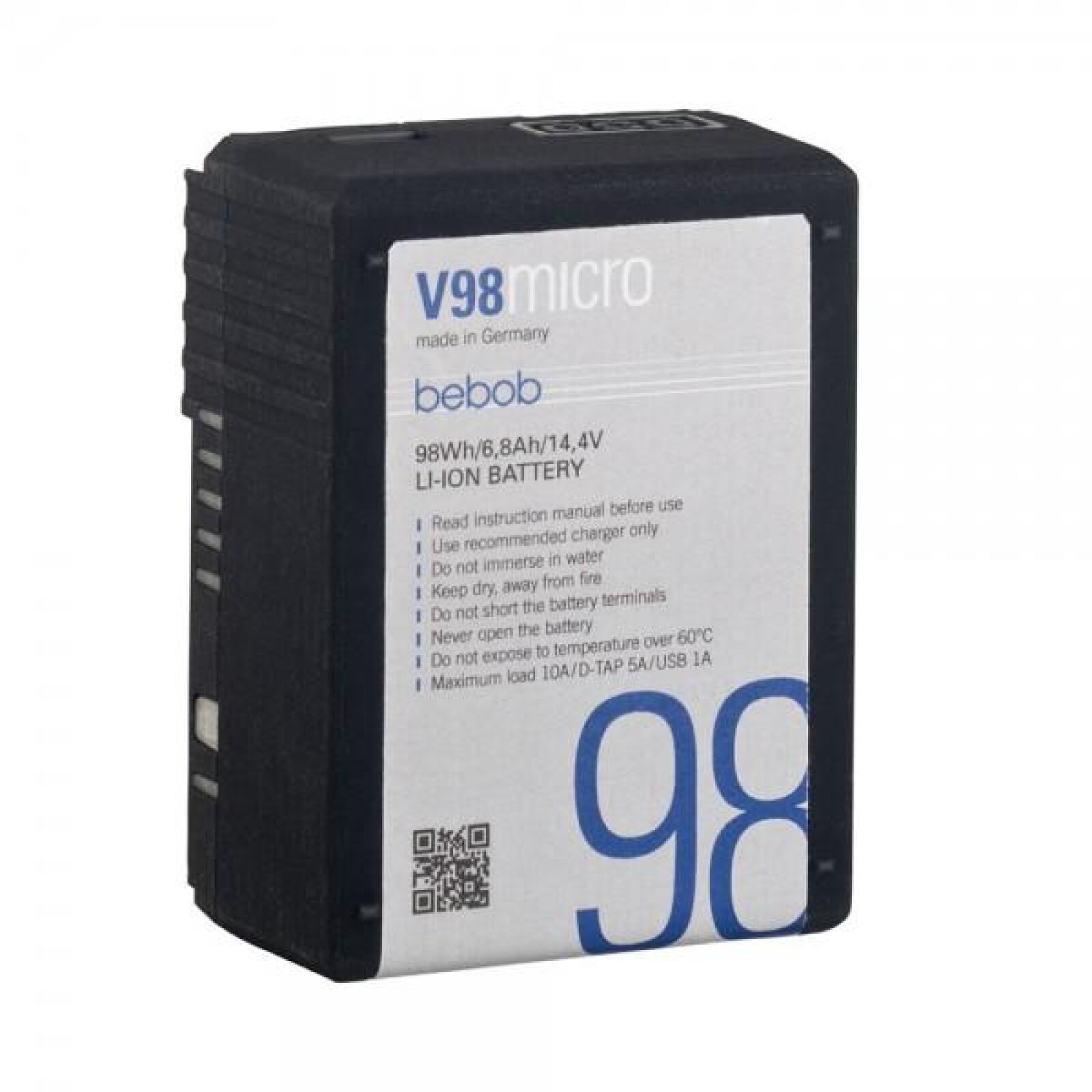 Bebob batterie Lithium-Ion V98 V-mount - Livraison Gratuite ! - Photo 1 sur 1