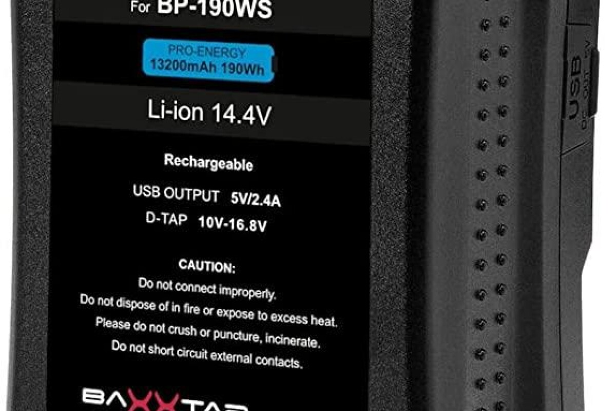 Location Batterie V-lock Baxxtar BP190WS - Lightyshare