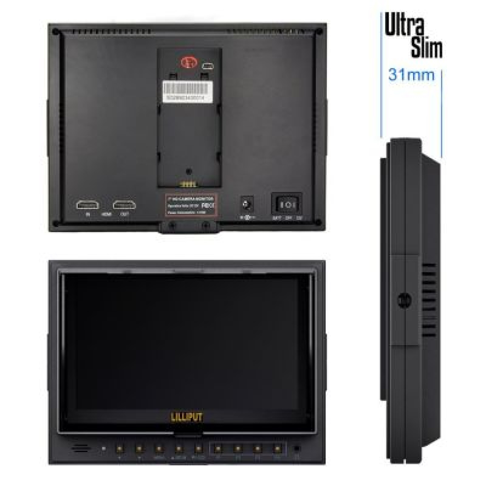 Moniteur LCD 7'' LILLIPUT - Photo 3 sur 3