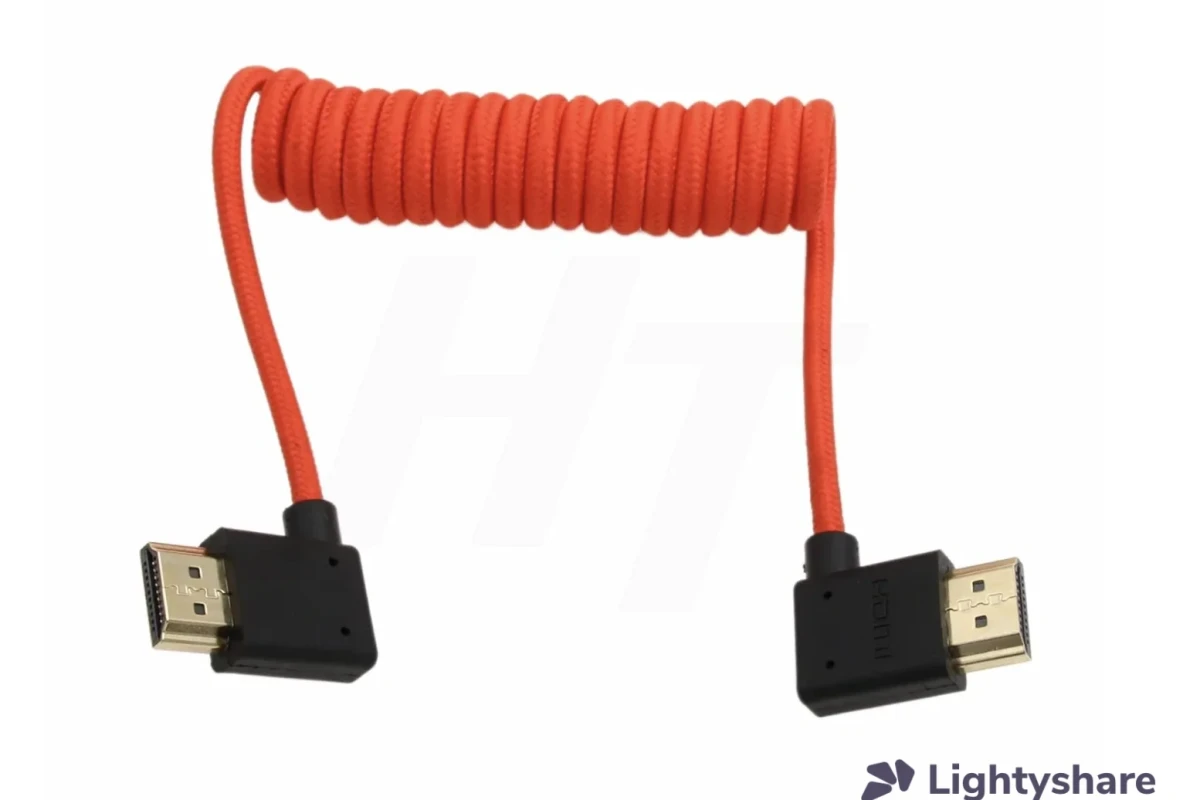 Location HDMI 0,2m coudé / torsadé - Lightyshare