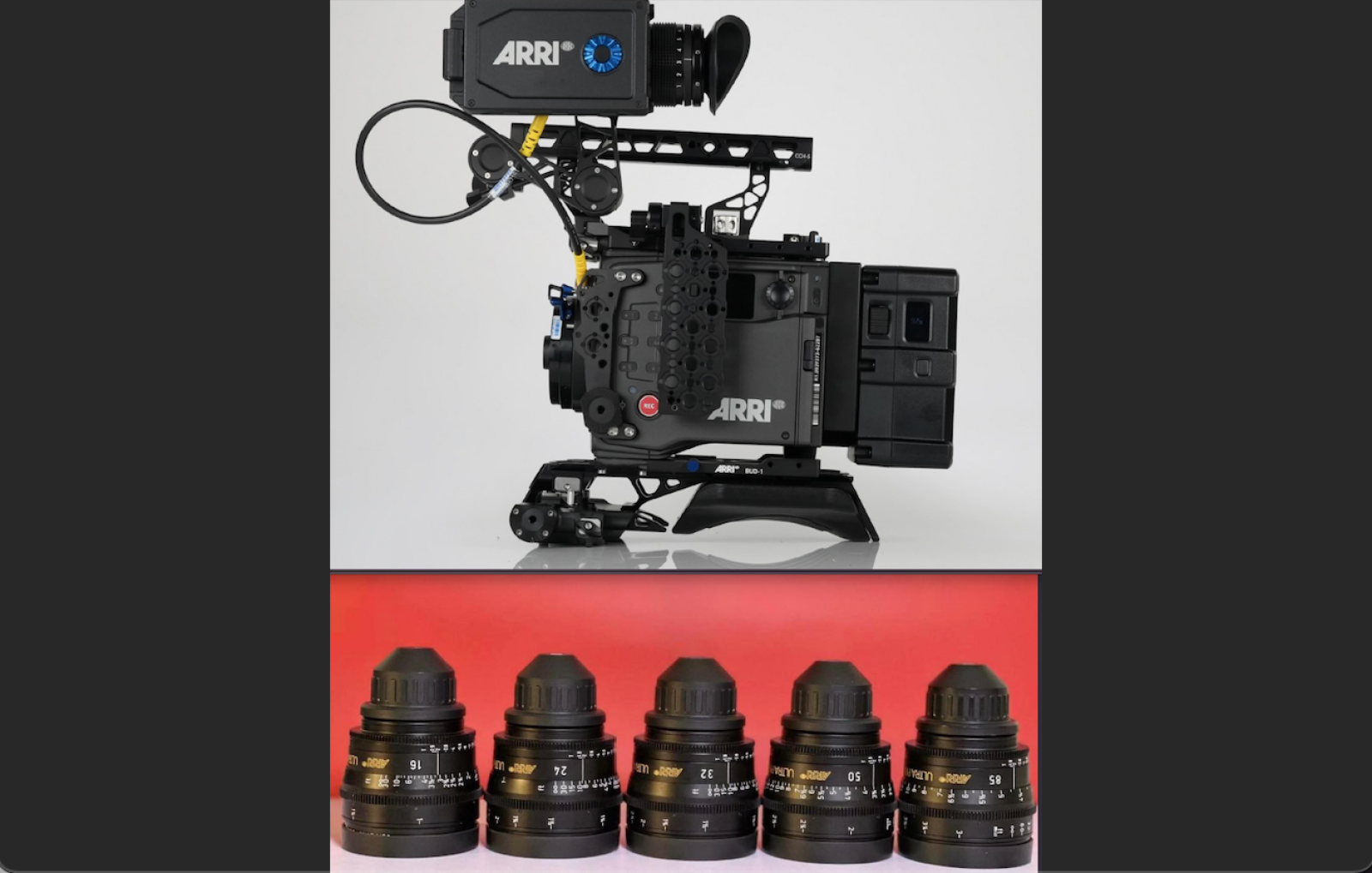 Zeiss Ultra Prime 16mm, 24mm, 32mm, 50mm, 85mm PL - Photo 1 sur 3