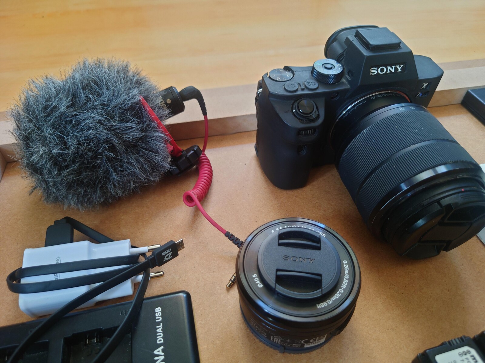 PACK ALPHA 7SII | 2 OBJOS + BATTERIE + SD + HOUSSE - Photo 3 sur 4